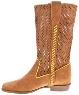 A.testoni（ア・テストーニ）ブーツ 茶 サイズ:EU34 1/2(21cm位) レディース/2200673501066