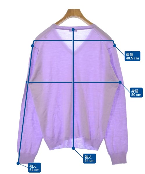 BALLANTYNE（バランタイン）ニット・セーター 紫 サイズ:46(M位) メンズ/2200642960269