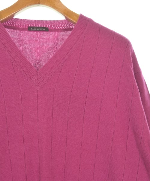 BALLANTYNE（バランタイン）ニット・セーター ピンク サイズ:50(XL位) メンズ/2200627385162