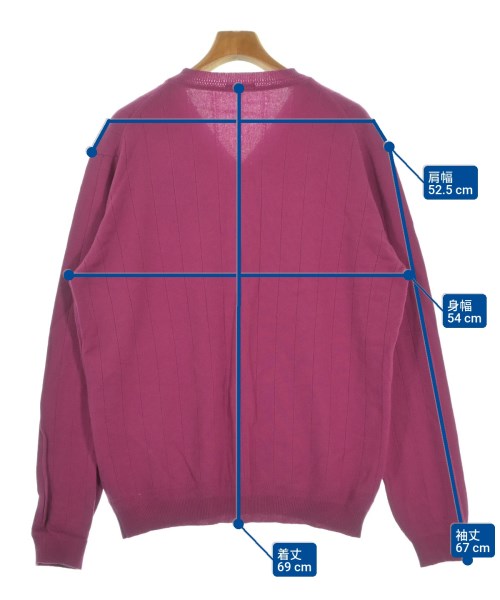 BALLANTYNE（バランタイン）ニット・セーター ピンク サイズ:50(XL位) メンズ/2200627385162