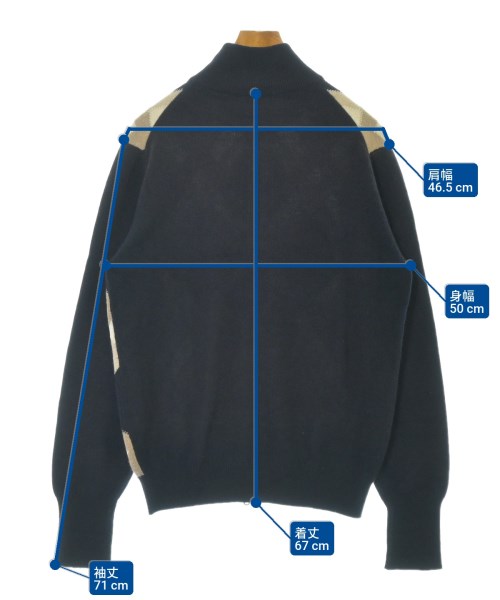 BALLANTYNE（バランタイン）カーディガン 黒 サイズ:46(M位) メンズ/2200650795068