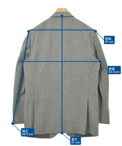 PAL ZILERI（パル　ジレリ）テーラードジャケット グレー サイズ:50(XL位) メンズ/2200613418010