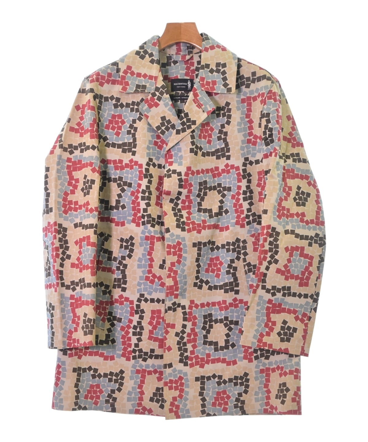 【美品】MACKINTOSH カシミヤ混 ベルテッドステンカラーコート 38 MACKINTOSH（マッキントッシュ）ステンカラーコート ベージュ サイズ