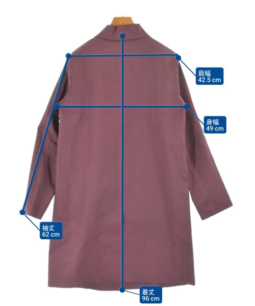 MACKINTOSH（マッキントッシュ）ステンカラーコート 赤 サイズ:36(S位) メンズ/2200638250015