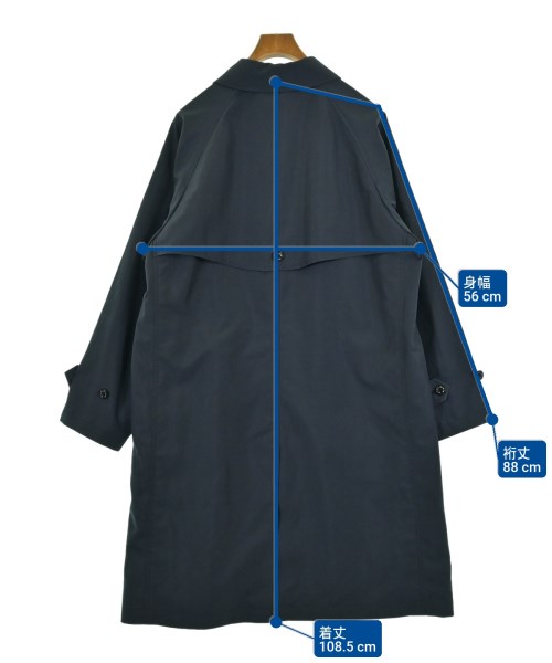 MACKINTOSH（マッキントッシュ）ステンカラーコート 紺 サイズ:38(M位) メンズ/2200624233015