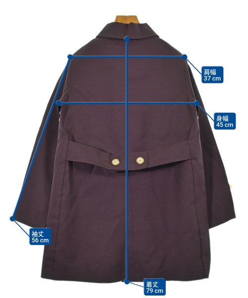 MACKINTOSH（マッキントッシュ）ステンカラーコート 紫 サイズ:32(XXS位) レディース/2200622362014