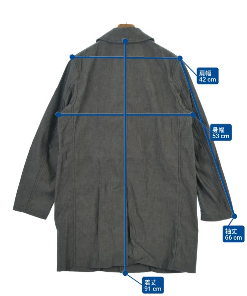 MACKINTOSH（マッキントッシュ）ステンカラーコート 紺 サイズ:36(S位) メンズ/2200615548012