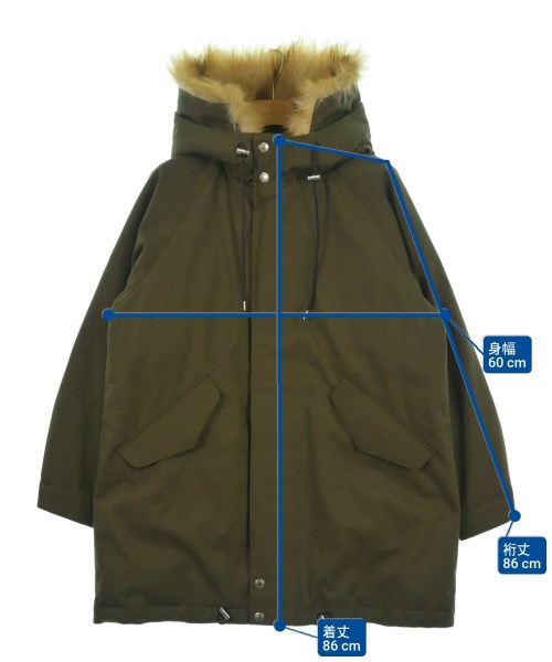 MACKINTOSH（マッキントッシュ）ダウンコート カーキ サイズ:36(S位) メンズ/2200619814021