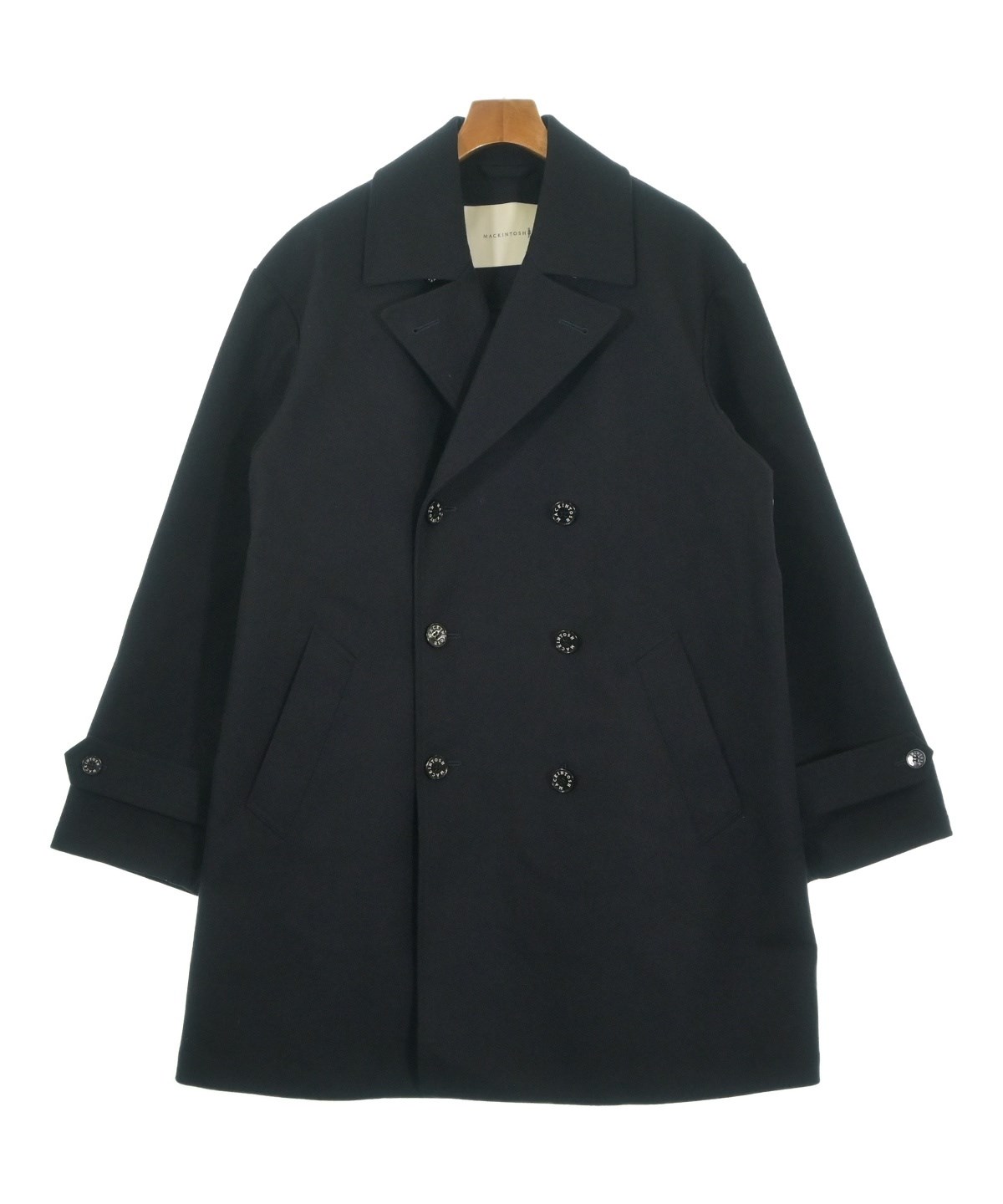 MACKINTOSH（マッキントッシュ）ピーコート 紺 サイズ:40(XL位) メンズ
