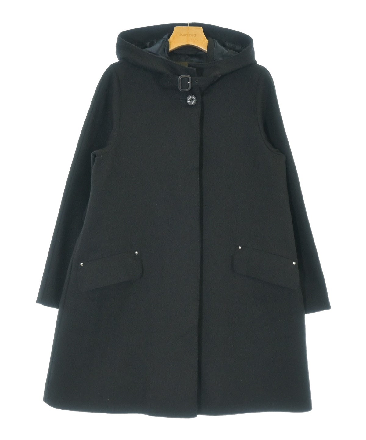 MACKINTOSH（マッキントッシュ）ステンカラーコート 黒 サイズ:34(XXS