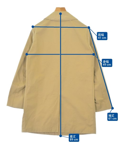 MACKINTOSH（マッキントッシュ）ステンカラーコート ベージュ サイズ:36(S位) メンズ/2200679812029