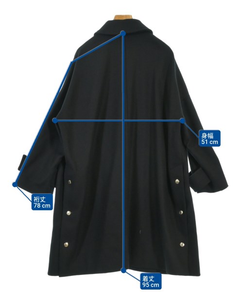 MACKINTOSH（マッキントッシュ）ステンカラーコート 黒 サイズ:6(XS位) レディース/2200679886068