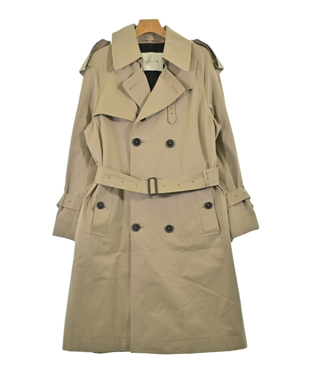 MACKINTOSH × HYKE ベージュ トレンチコート サイズ2 MACKINTOSH（マッキントッシュ）トレンチコート ベージュ サイズ:36(S