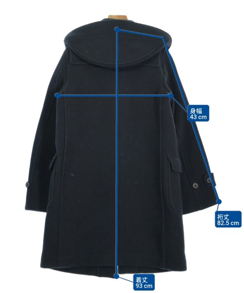 MACKINTOSH（マッキントッシュ）ダッフルコート 紺 サイズ:34(XXS位) レディース/2200656767014