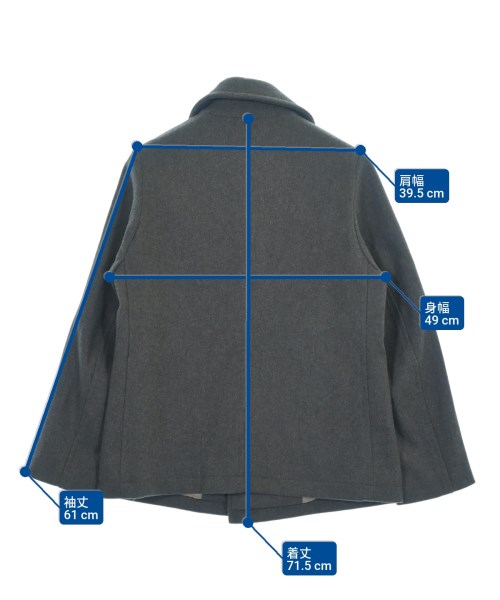 MACKINTOSH（マッキントッシュ）ピーコート グレー サイズ:38(M位) メンズ/2200652812022