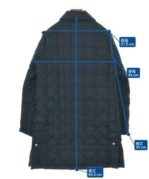 MACKINTOSH（マッキントッシュ）ステンカラーコート 紺 サイズ:34(XXS位) レディース/2200659023025