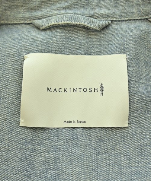 MACKINTOSH（マッキントッシュ）ステンカラーコート 青 サイズ:38(M位) メンズ/2200714552019