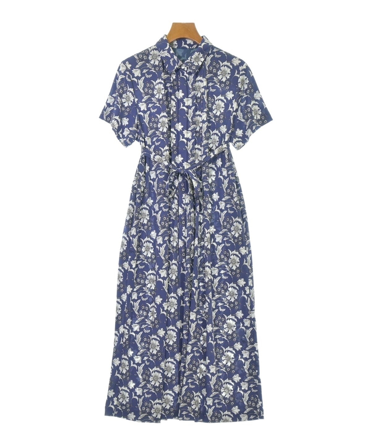 MACKINTOSH（マッキントッシュ）シャツワンピース 紺 サイズ:38(S位
