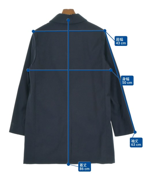 MACKINTOSH（マッキントッシュ）ステンカラーコート 紺 サイズ:36(L位) メンズ/2200645271027