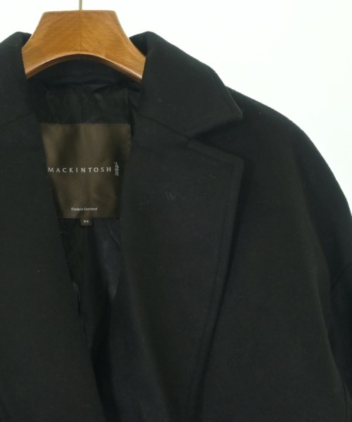 MACKINTOSH（マッキントッシュ）ピーコート 黒 サイズ:34(XS位) レディース/2200645960020