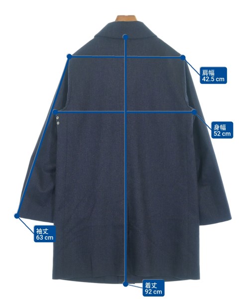 MACKINTOSH（マッキントッシュ）ステンカラーコート 紺 サイズ:38(M位) メンズ/2200650529038