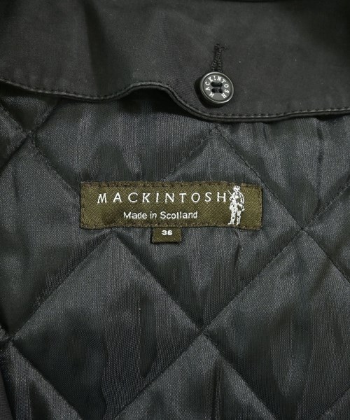 MACKINTOSH（マッキントッシュ）ステンカラーコート 黒 サイズ:36(S位) メンズ/2200704443020