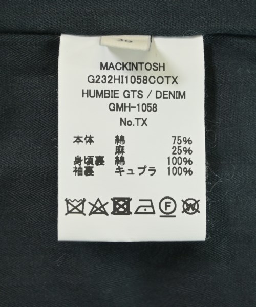 MACKINTOSH（マッキントッシュ）ステンカラーコート 黒 サイズ:36(XXL位) メンズ/2200705709057