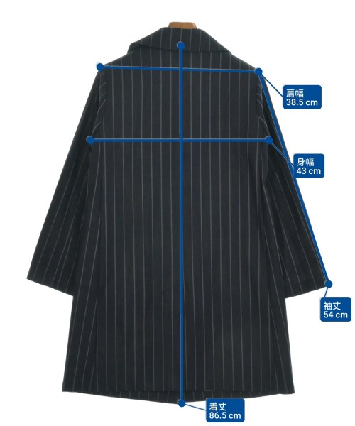 MACKINTOSH（マッキントッシュ）ステンカラーコート 紺 サイズ:32(XXS位) レディース/2200667328013