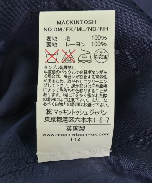 MACKINTOSH（マッキントッシュ）ピーコート 紺 サイズ:36(XS位) レディース/2200725127022