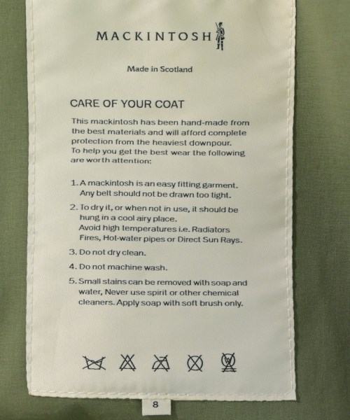 MACKINTOSH（マッキントッシュ）その他 カーキ サイズ:8(L位) レディース/2200683376029