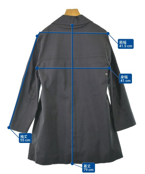 MACKINTOSH（マッキントッシュ）ステンカラーコート 黒 サイズ:XS レディース/2200686736035