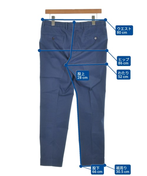 BOGLIOLI（ボリオリ）スラックス 青 サイズ:46(M位) メンズ/2200619268190