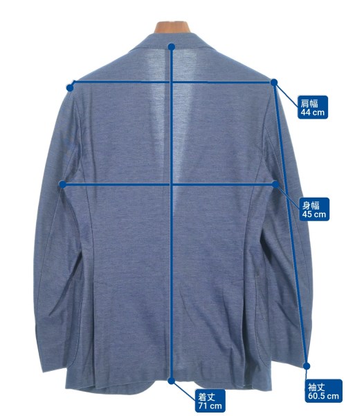 BOGLIOLI（ボリオリ）ジャケット 青 サイズ:46(M位) メンズ/2200629528031