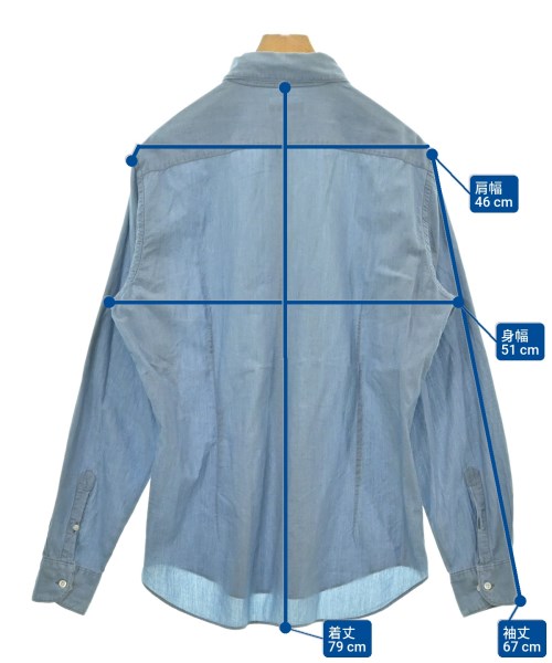 BOGLIOLI（ボリオリ）カジュアルシャツ 青 サイズ:-(L位) メンズ/2200618529124