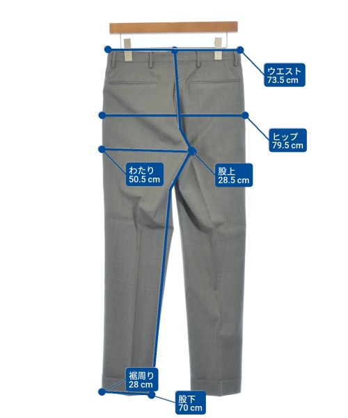 BOGLIOLI（ボリオリ）スラックス グレー サイズ:42(XS位) メンズ/2200679167105