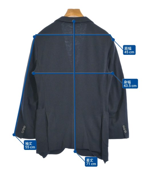 BOGLIOLI（ボリオリ）テーラードジャケット 紺 サイズ:44(S位) メンズ/2200653553092