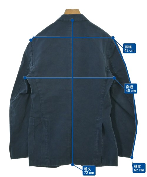 BOGLIOLI（ボリオリ）ジャケット 紺 サイズ:46(M位) メンズ/2200647260036