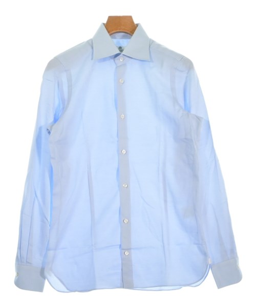LUIGI BORRELLI(ルイジボレッリ)ドレスシャツ 青 サイズ:38(S位)/2200652454147