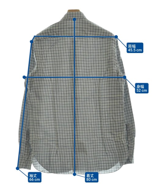 BOGLIOLI（ボリオリ）カジュアルシャツ グレー サイズ:41(XL位) メンズ/2200662497042