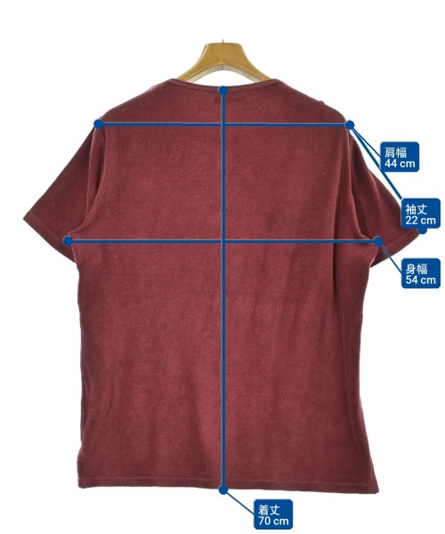 BOGLIOLI（ボリオリ）Tシャツ・カットソー 赤 サイズ:S メンズ/2200683835168