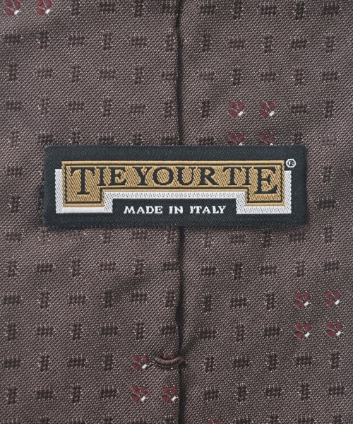 TIE YOUR TIE（タイユアタイ）ネクタイ 茶 サイズ:- メンズ/2200643530034