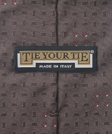 TIE YOUR TIE（タイユアタイ）ネクタイ 茶 サイズ:- メンズ/2200643530034
