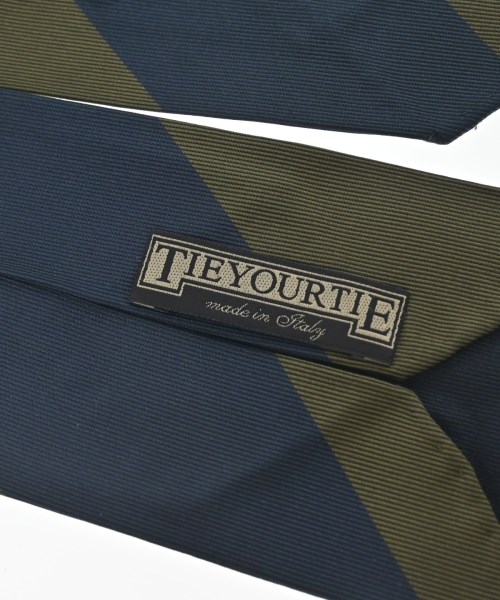 TIE YOUR TIE（タイユアタイ）ネクタイ カーキ サイズ:- メンズ/2200645656015