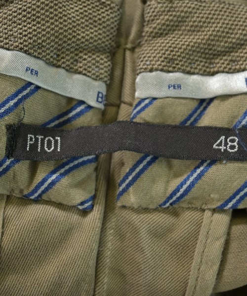 PT01（ピーティーゼロウーノ）チノパン カーキ サイズ:48(L位) メンズ/2200625187140