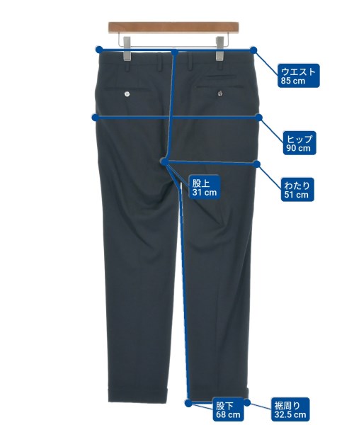 PT01（ピーティーゼロウーノ）スラックス 紺 サイズ:48(L位) メンズ/2200641114182