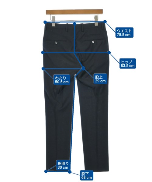 PT01（ピーティーゼロウーノ）スラックス 黒 サイズ:44(S位) メンズ/2200644219068