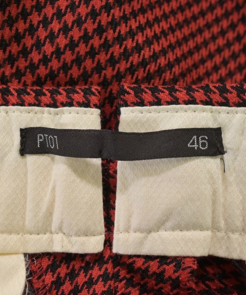 PT01（ピーティーゼロウーノ）スラックス 赤 サイズ:46(M位) メンズ/2200632204038