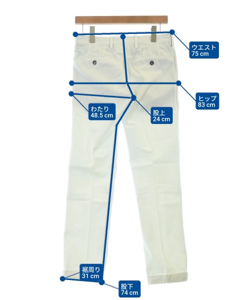 PT01（ピーティーゼロウーノ）チノパン 白 サイズ:44(S位) メンズ/2200632789160