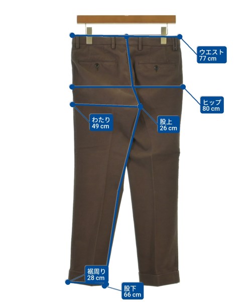 PT01（ピーティーゼロウーノ）その他 茶 サイズ:44(S位) メンズ/2200614813043