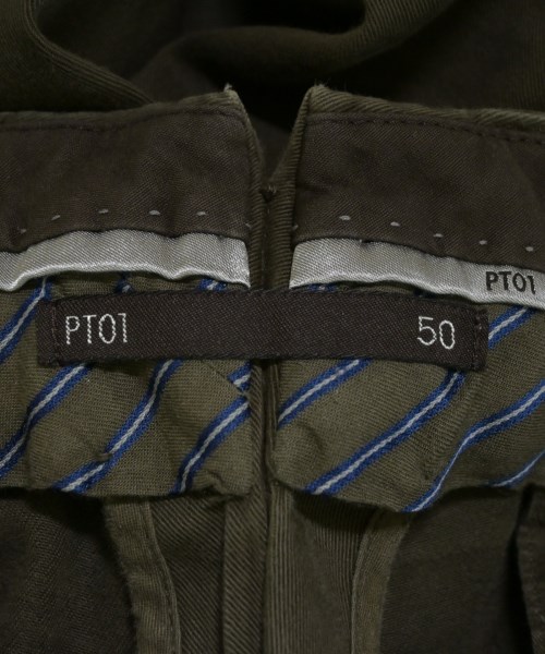 PT01（ピーティーゼロウーノ）チノパン カーキ サイズ:50(XL位) メンズ/2200671356019